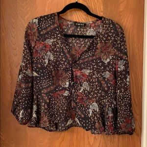 Paisley crop top